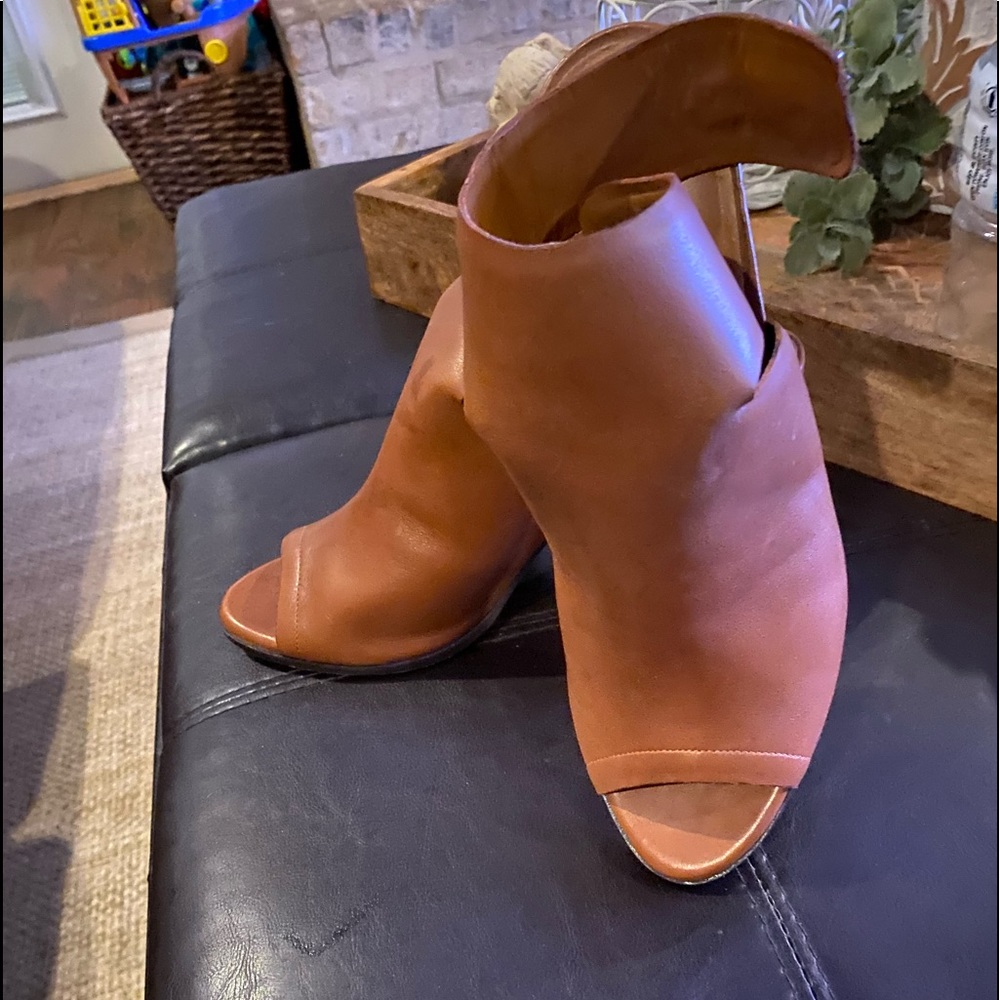 Brown booties